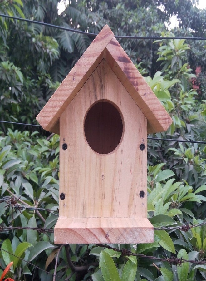 myBageecha - Wooden Bird Nest House DIY Kit - Image 1